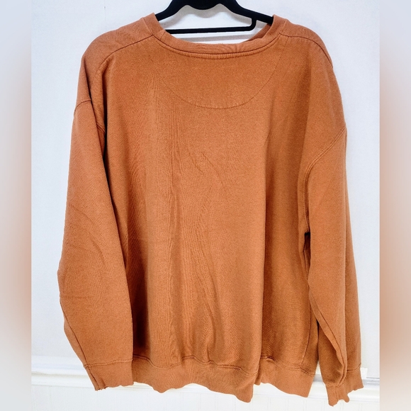 VTG White-Tailed Deer Sweater 2XL Adult Orange American Outdoors 90s Mens - Picture 2 of 6